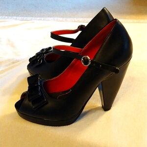 Retro Vintage-Look Women's Chunky Shoes 1920's-1950's (size 7)